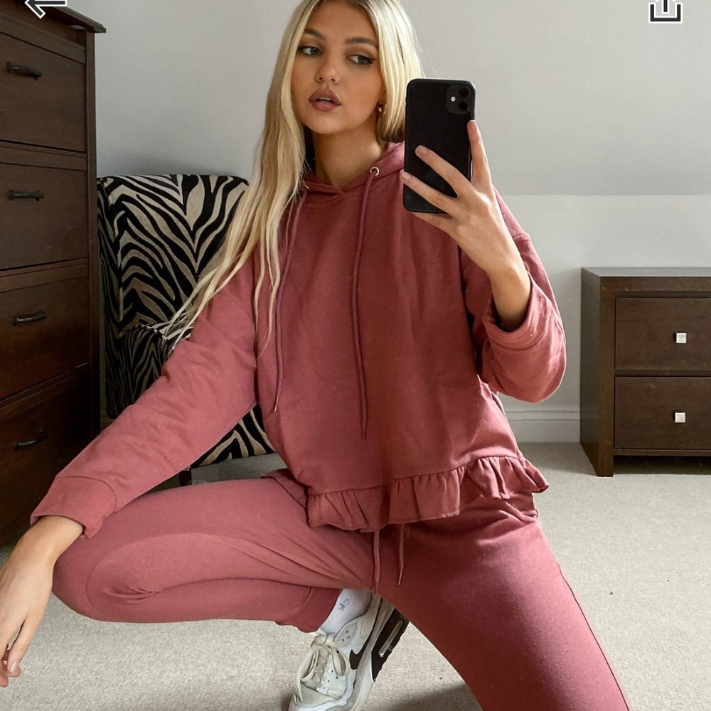ASOS RUFFLE TRACK SUIT